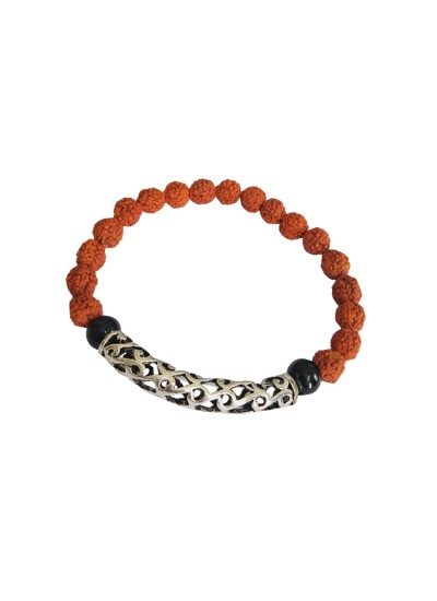 Filigree Stylish Rudraksha Bracelet 